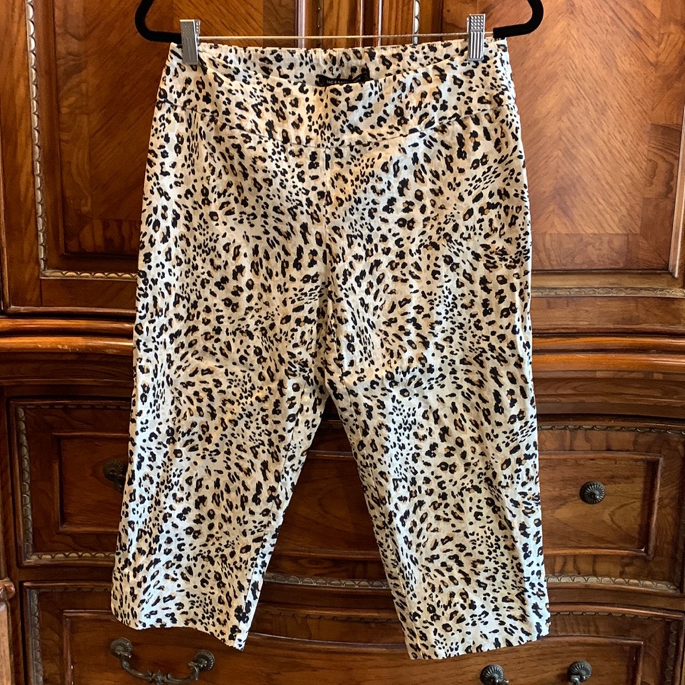 Zac and Rachel cropped animal print pants. In good condition size 12p